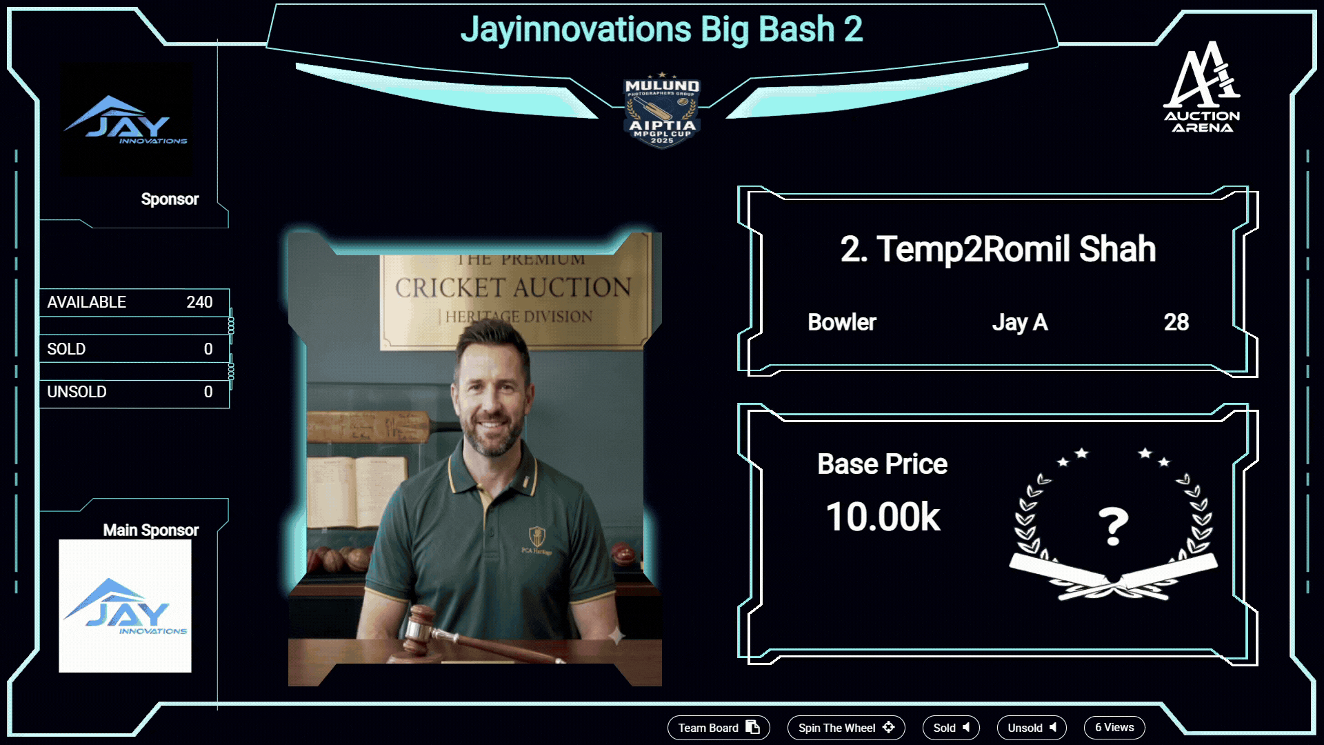 Auction Page